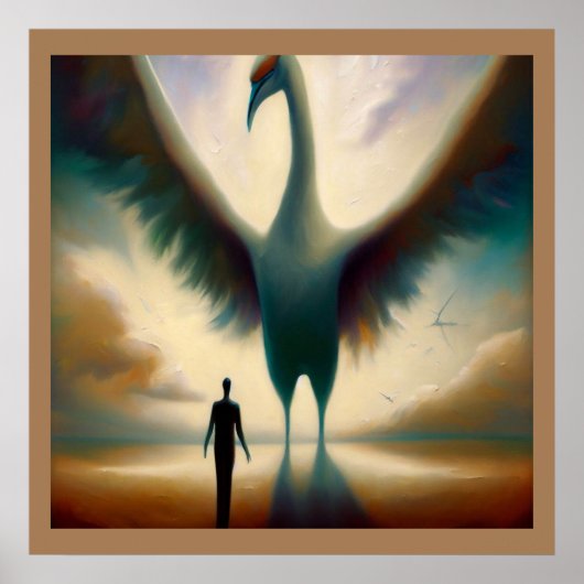 Poster Grue animale Spirit 1 (Devant)