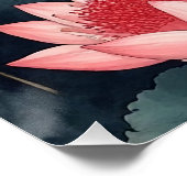 Poster Grue Blanche Japonaise Belle (Coin)