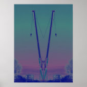 Poster Grue bleue (Devant)