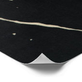 Poster grue dans la neige (Coin)