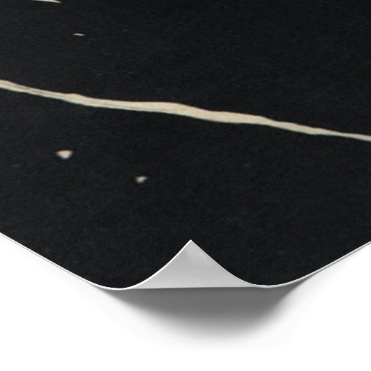 Poster grue dans la neige (Coin)