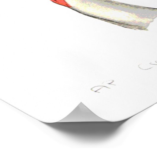 Poster Grue en berne (Coin)