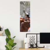 Poster Grue japonaise "Longévité" (Bureau à domicile)