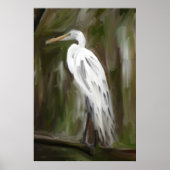 Poster Grue marécageuse Louisiane (Devant)