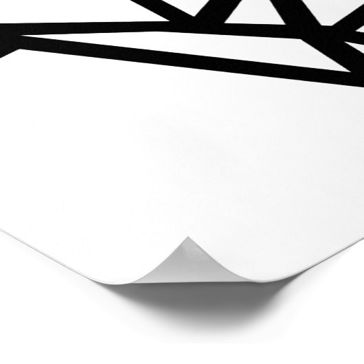 Poster Grue Origami (Coin)