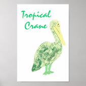 Poster Grue tropicale (Devant)