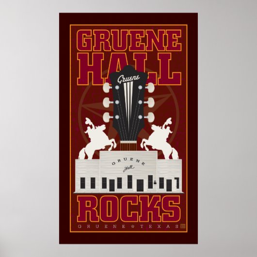Poster Gruene Hall-Poster (Devant)