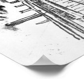 Poster Grues à Miraflores Lock - Joseph Pennell (Coin)