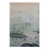 Poster Grues dans la rivière Chinoise (Devant)