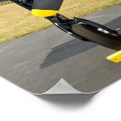 Poster Grumman F8F Bearcat Navy Carrier Fighter sur (Coin)