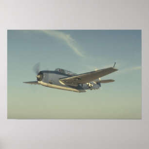 Poster Grumman TBM Avenger Chino Air Museum