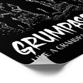 Poster Grumpa Squatch Funny Bigfoot Papa Sasquatch Yeti F (Coin)