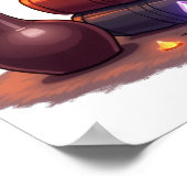 Poster Grumpy Cat Dark Academia Reader Bookworm Gothic Li (Coin)