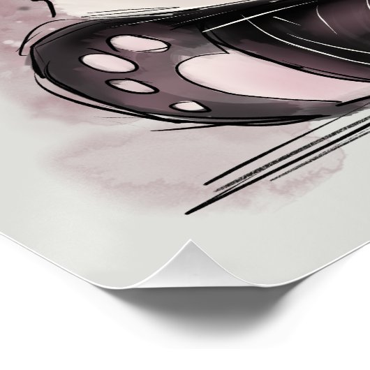 Poster Grumpy Panda (Coin)