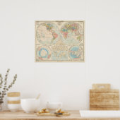Poster Grund u Boden - Carte de l'Atlas du Sol (Cuisine)