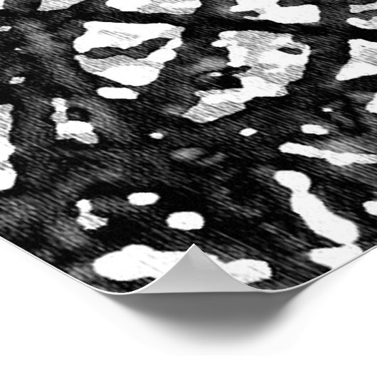 Poster Grunge Art Abstrait (Coin)