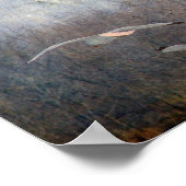 Poster Grunge de mouettes (Coin)