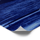 Poster Grunge du drapeau de l'État de l'Iowa (Coin)