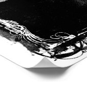 Poster Grunge Edge Paris (Coin)