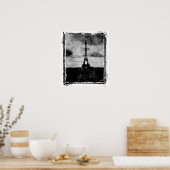 Poster Grunge Edge Paris (Cuisine)