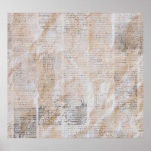 Poster Grunge journal, vintage texture collage (Devant)