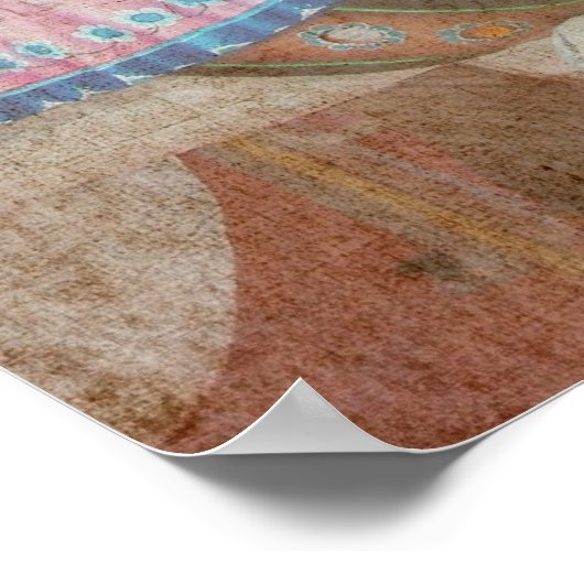 Poster Grunge Rabbit Joyeux-Go-Round (Coin)