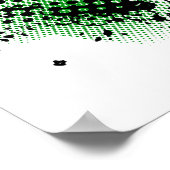 Poster Grunge Ribbon and Wings Traumatic Brain Injury TBI (Coin)