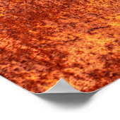 Poster Grunge rouillé texture métallique, rouille et fini (Coin)