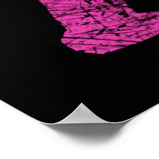 Poster Grunge Squatching Style Bigfoot (Coin)