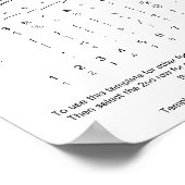 Poster Grunge Swashes feuille de caractères de police pou (Coin)