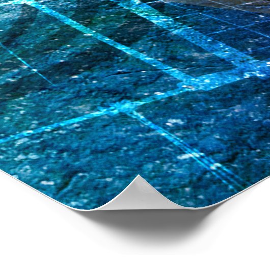 Poster Grunge Volleyball (Coin)