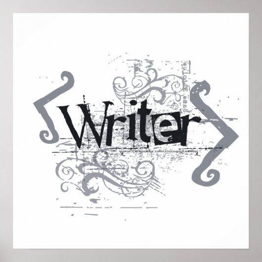 Poster Grunge Writer (Devant)
