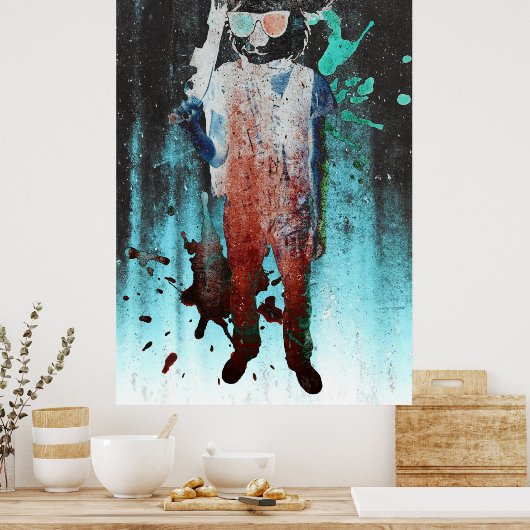 Poster Grungy Koala (Cuisine)