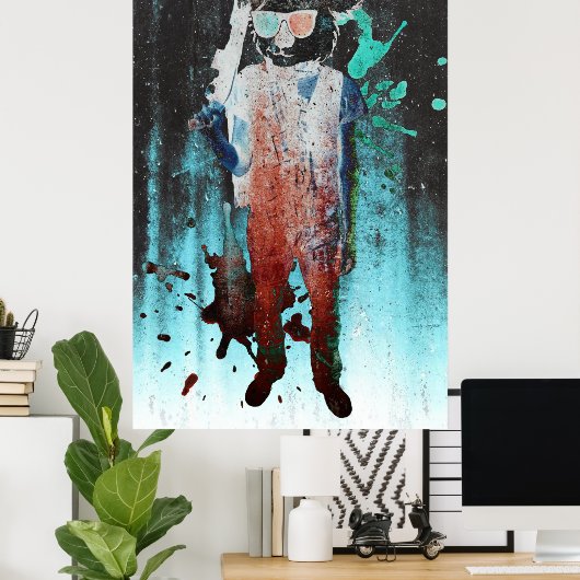 Poster Grungy Koala (Bureau à domicile)