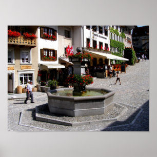 Poster Gruyères en Suisse