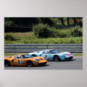Poster GT40 MK1 Le Mans Classic (Devant)
