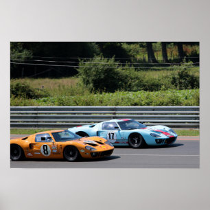 Poster GT40 MK1 Le Mans Classic