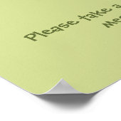 Poster Guacamole Avocado Fiesta Baby shower Jeu de couche (Coin)