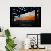 Poster Guadalupe Mountain National Park Texas (Bureau à domicile)