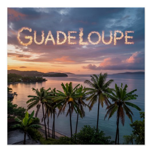 POSTER GUADELOUPE (Devant)