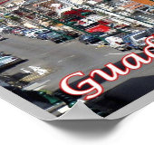 Poster Guadeloupe - Bass Terre - (Coin)