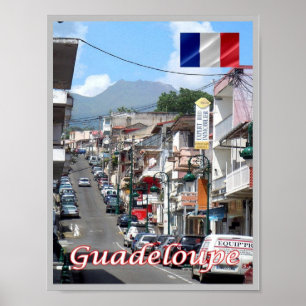 Poster Guadeloupe - Bass Terre -