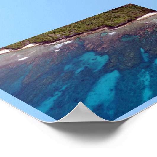 Poster Guam Beach (Coin)