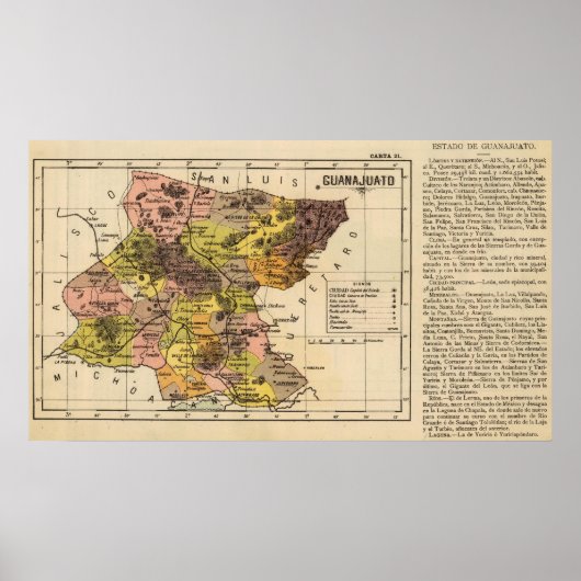 Poster Guanajuato, Mexique (Devant)