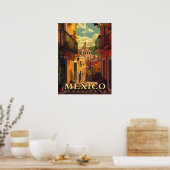 Poster Guanajuato, Mexique Vintage (Cuisine)
