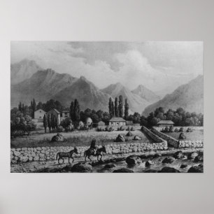 Poster Guanta, de "Historia De Chili", 1854