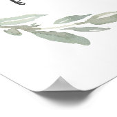 Poster Guard Your Heart Minimal Bible Verse Green Leaves (Coin)