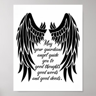 Poster Guardian Angel Quote