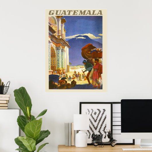 Poster Guatemala (Bureau à domicile)