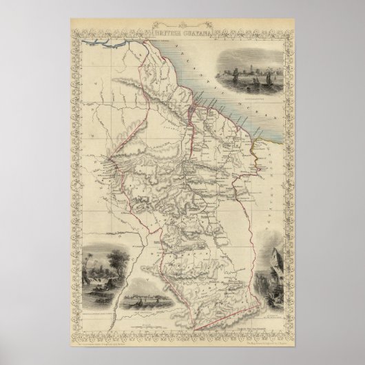 Poster Guayana britannique (Devant)